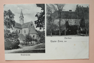 Ansichtskarte AK Kloster Zinna 1905-1920 Klosterkirche Pfarrhaus Architektur Ortsansicht Brandenburg